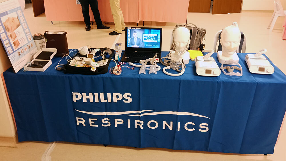 The products we brought to the snoring talk